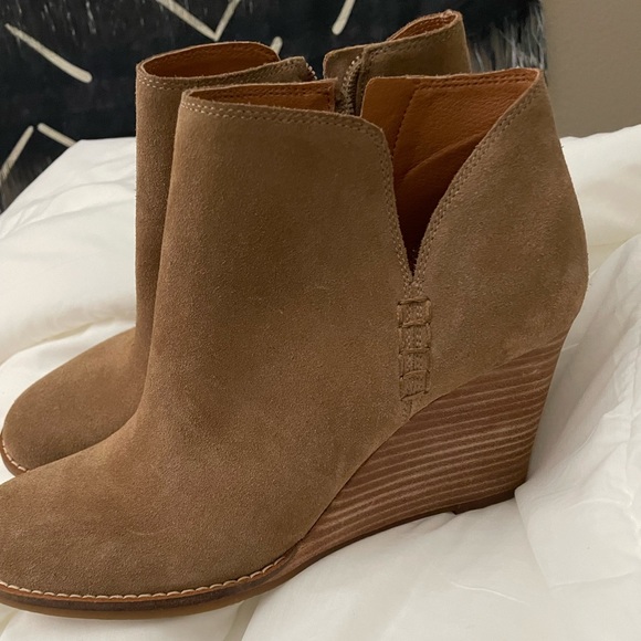 Lucky Brand Wedge Booties - Picture 1 of 7